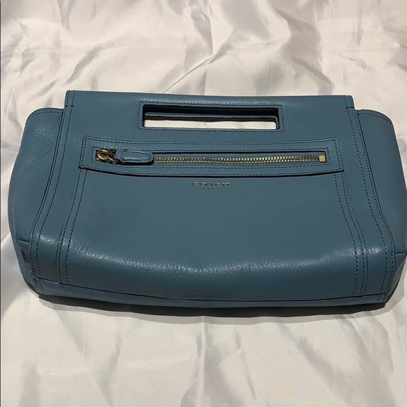 Robin egg blue coach bag
